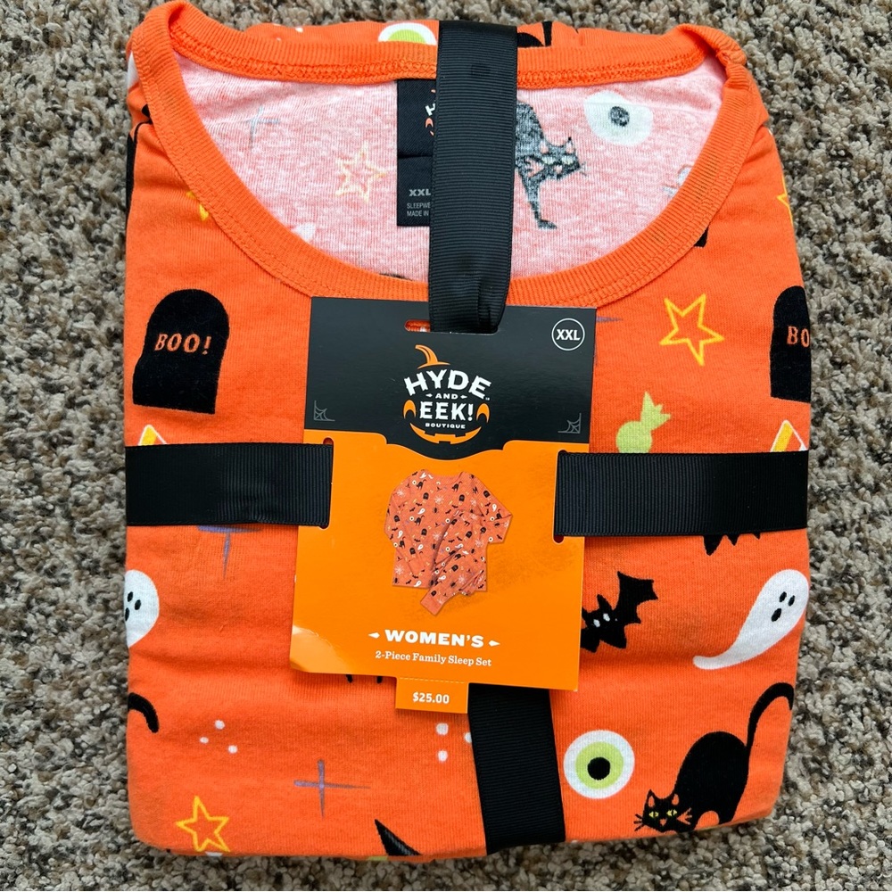 Hyde and Eek Boutique - Halloween Pajamas - Long Sleeve & Pants - Size XXL